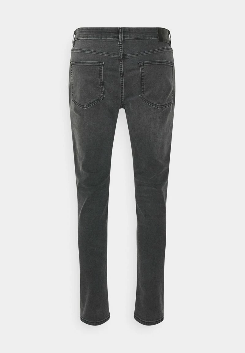Pier One Hombre SLIM - Vaqueros Tapered - Grey Denim - Imagen 2