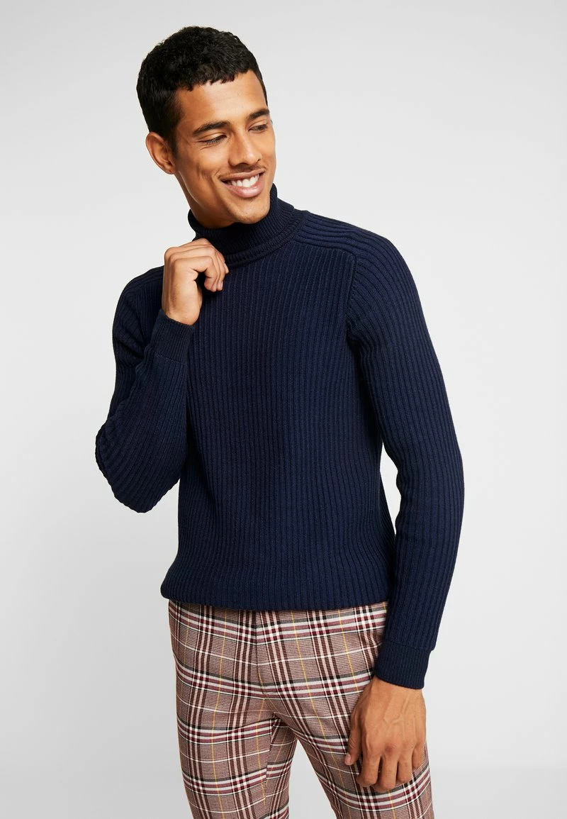 Pier One Hombre Jersey De Punto - Mottled Dark Blue