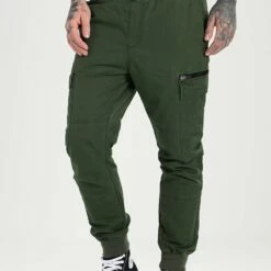 Pier One Hombre Pantalones Cargo - Dark Green