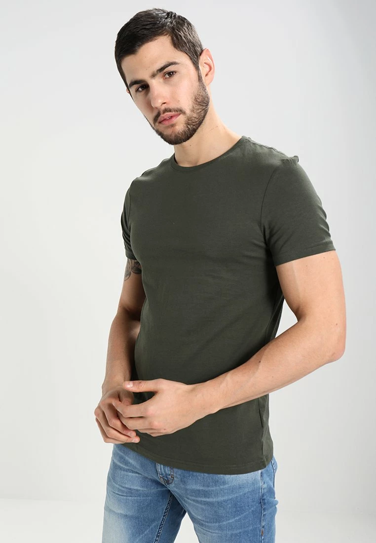 Pier One Hombre 2 PACK - Camiseta Básica - Black - Imagen 4