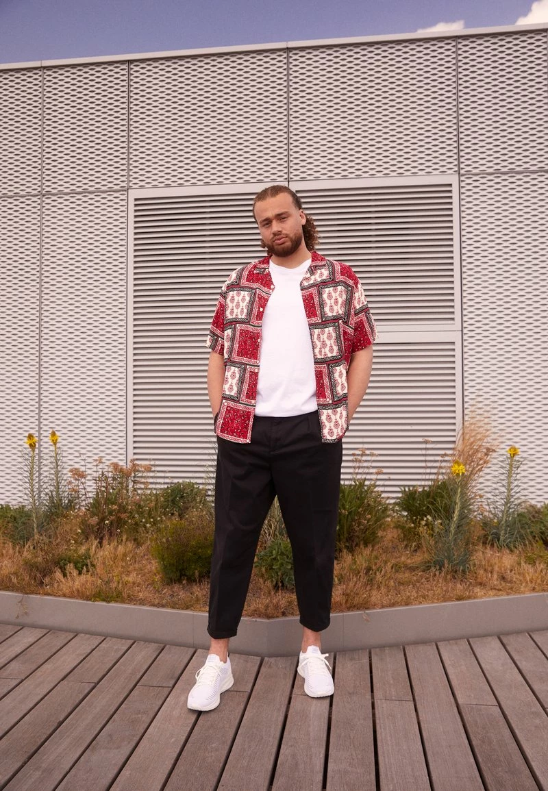 Pier One Hombre PAISLEY - Camisa - Red-beige