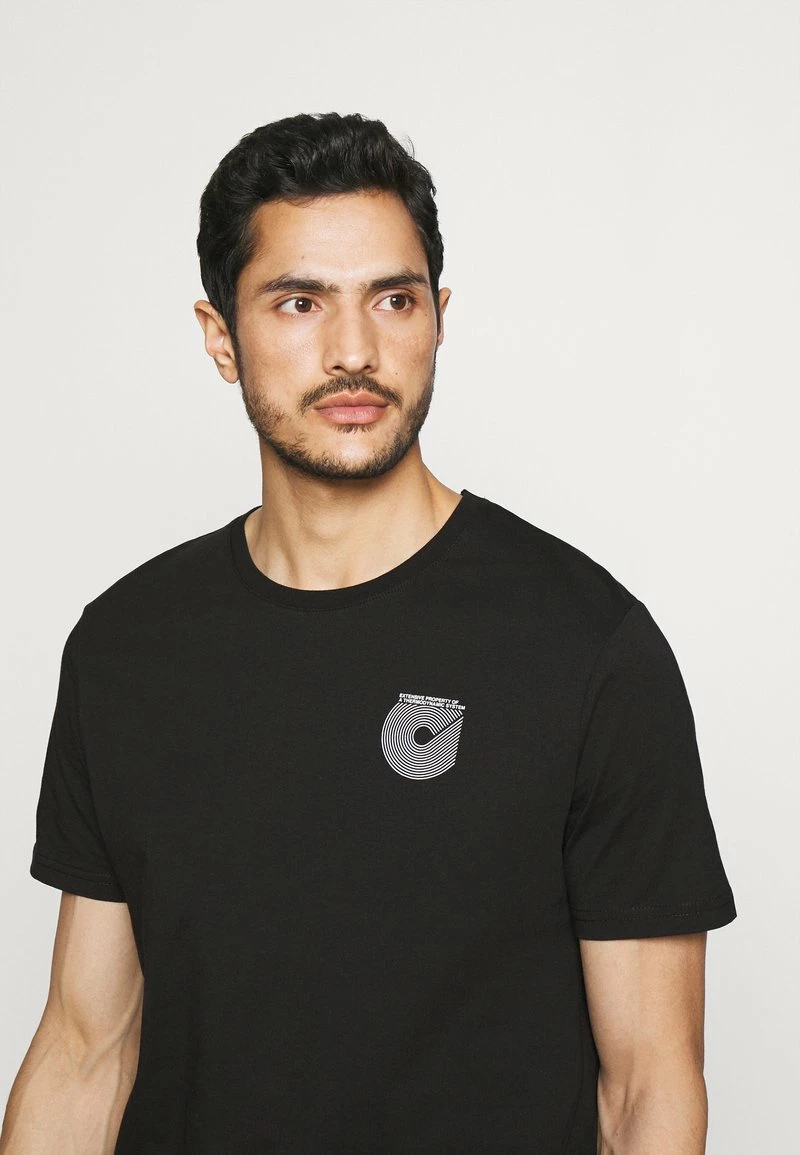 Pier One Camiseta Estampada - Black, Hombre - Imagen 4