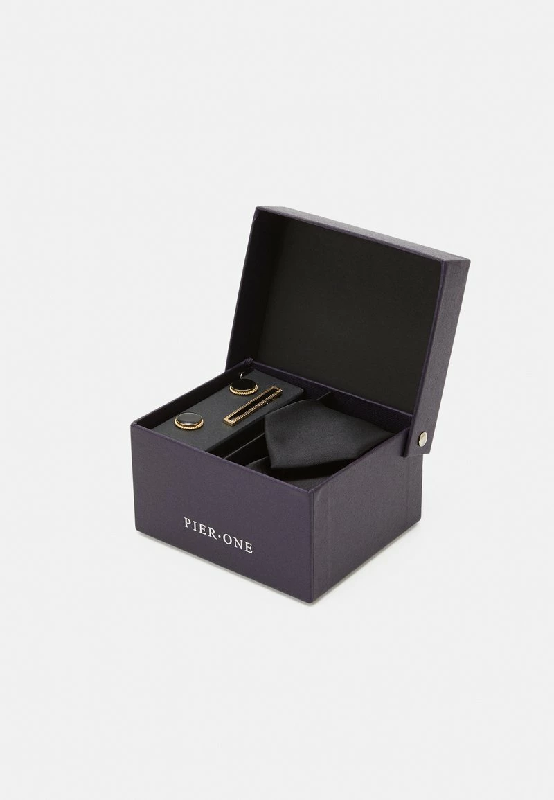 Pier One Hombre SET - Pañuelo De Bolsillo - Black - Imagen 7