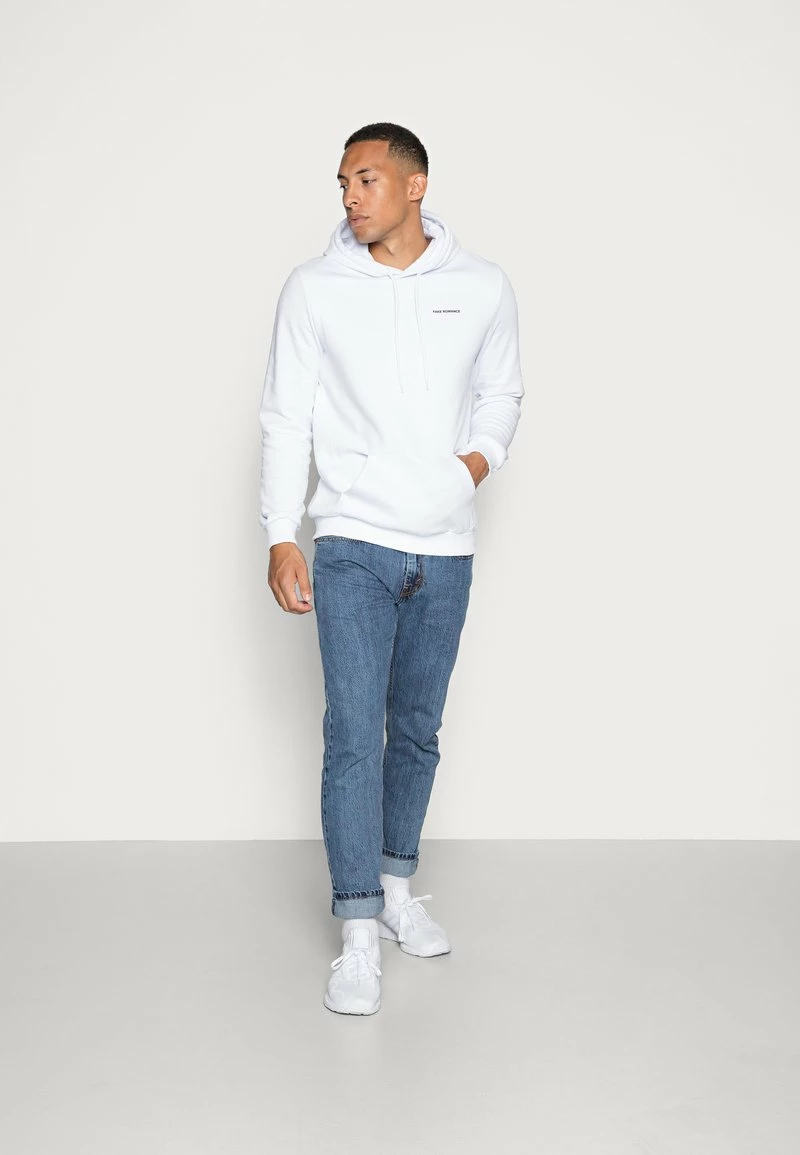 Pier One Unisexo UNISEX - Jersey Con Capucha - White - Imagen 2