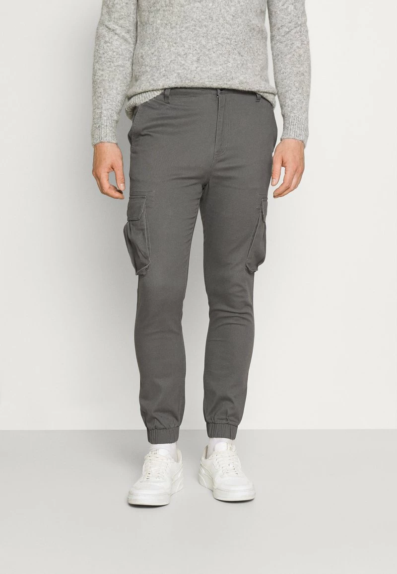 Pier One Hombre Pantalones Cargo - Dark Grey