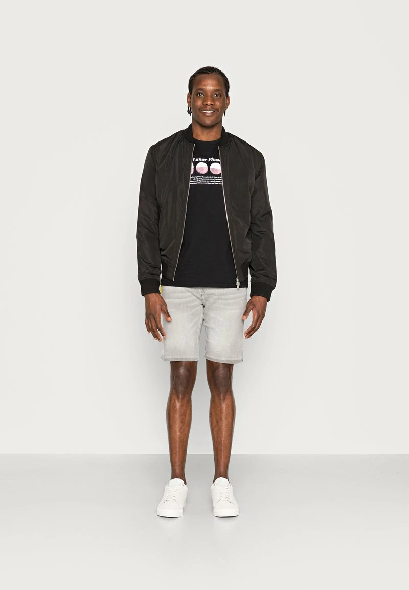 Pier One Hombre Camiseta Estampada - Black - Imagen 2