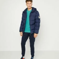 Pier One Hombre 3 PACK - Sudadera - Black/stone/blue