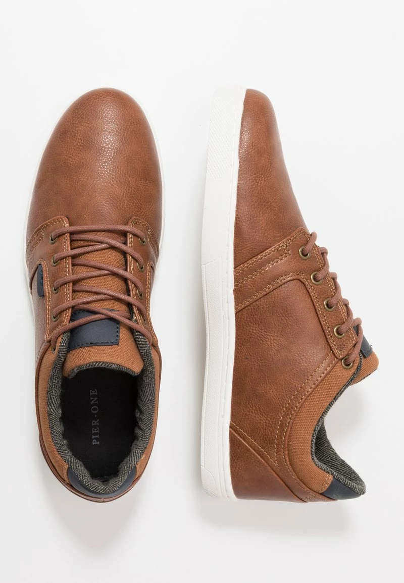 Pier One Hombre Zapatillas - Cognac - Imagen 2