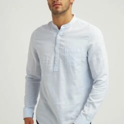 Pier One Camisa - Light Blue, Hombre