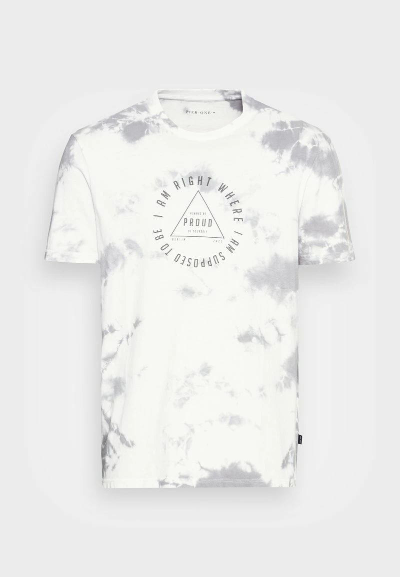 Pier One Hombre Camiseta Estampada - Grey - Imagen 4