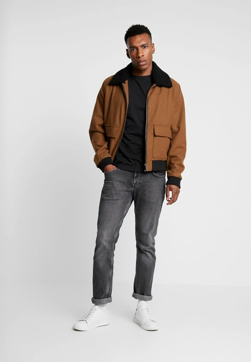 Pier One Hombre 3 PACK - Camiseta Básica - Black