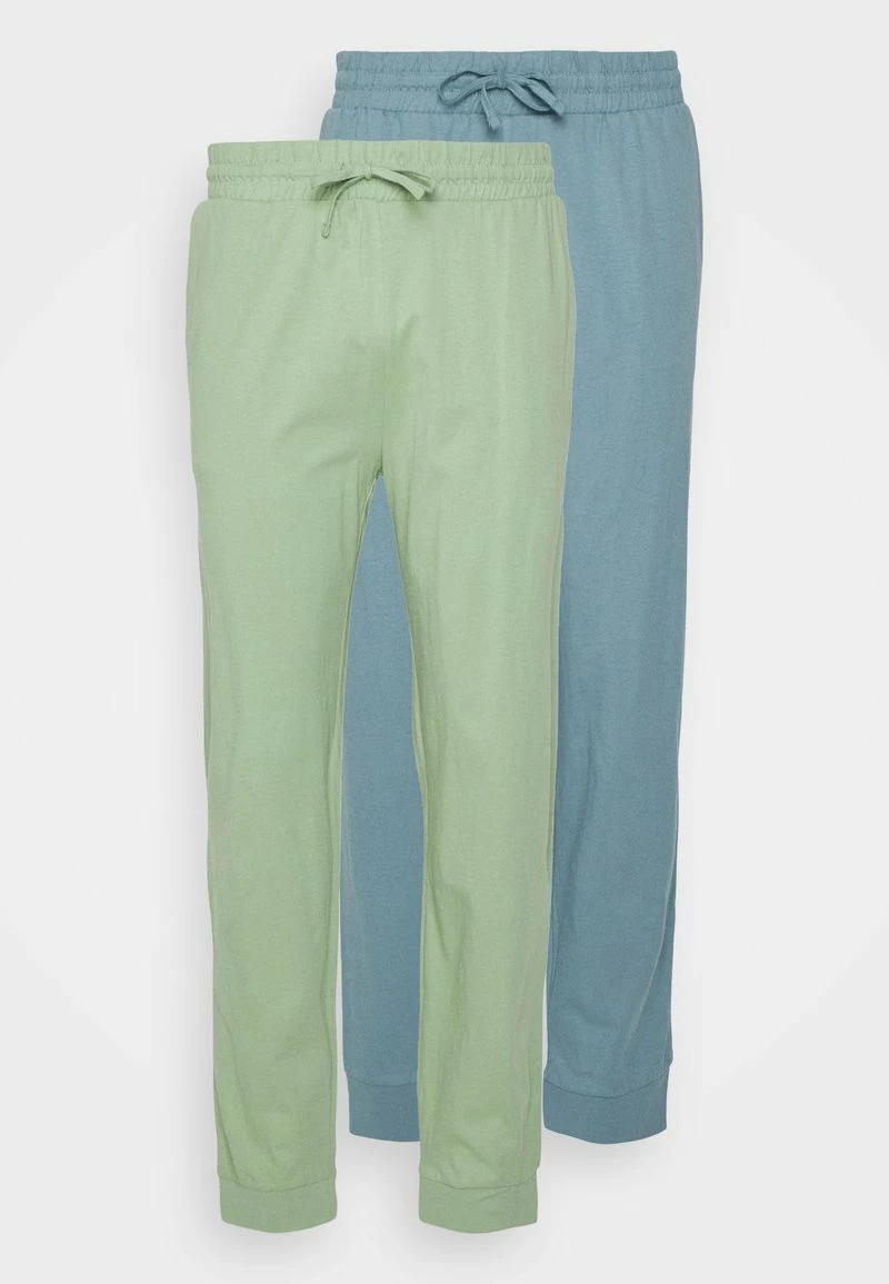 Pier One Hombre 2 PACK - Pantalón De Pijama - Blue/light Green