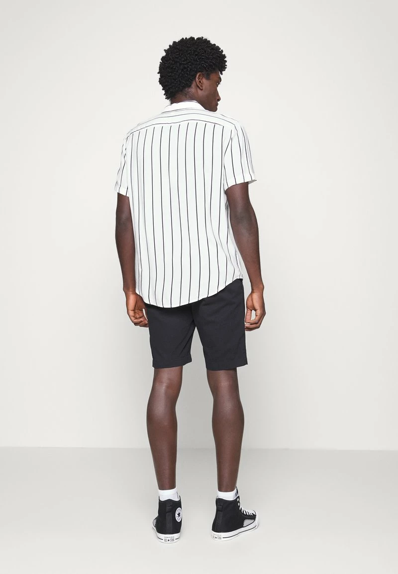 Pier One Hombre 2 PACK - Shorts - Black/olive - Imagen 5