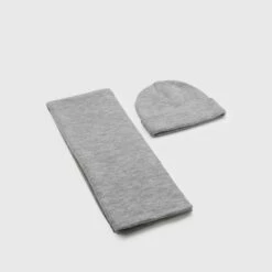 Pier One Unisexo SET UNISEX - Bufanda - Grey