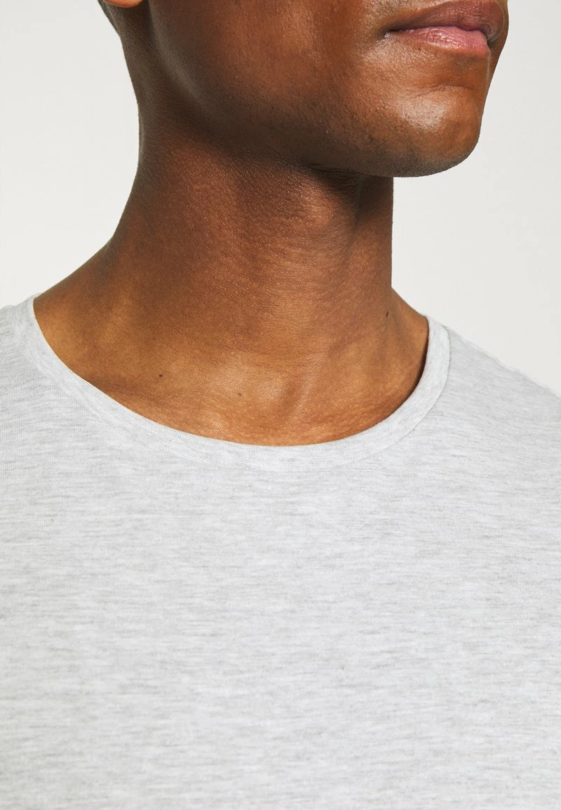 Pier One Hombre 5 PACK - Camiseta Básica - Black/white/light Grey - Imagen 7