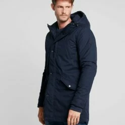 Pier One Hombre Parka - Dark Blue