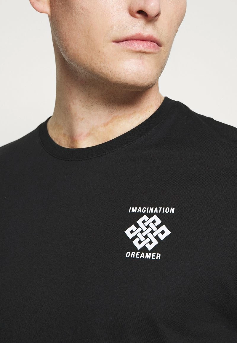 Pier One Hombre Camiseta Estampada - Black - Imagen 6