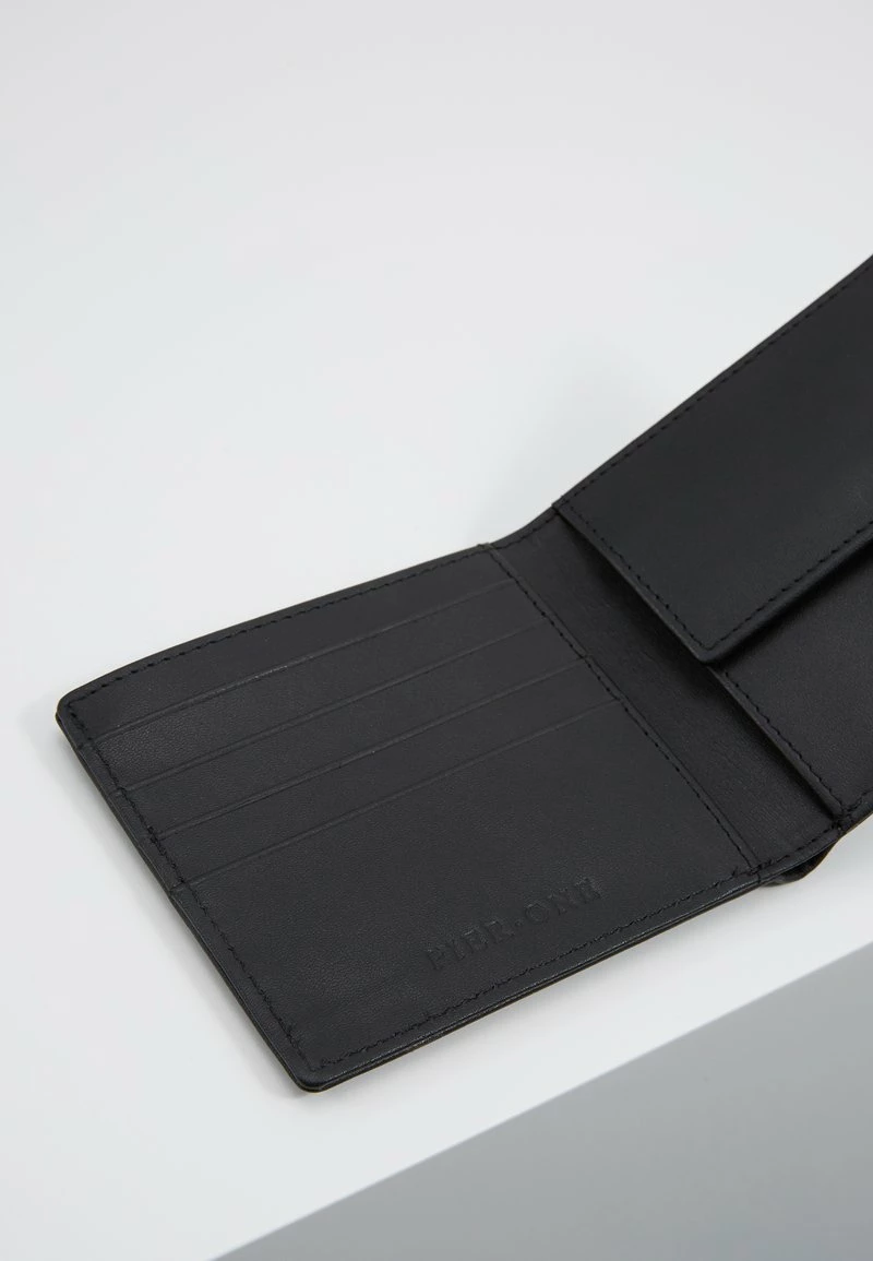 Pier One Hombre LEATHER - Monedero - Black - Imagen 3