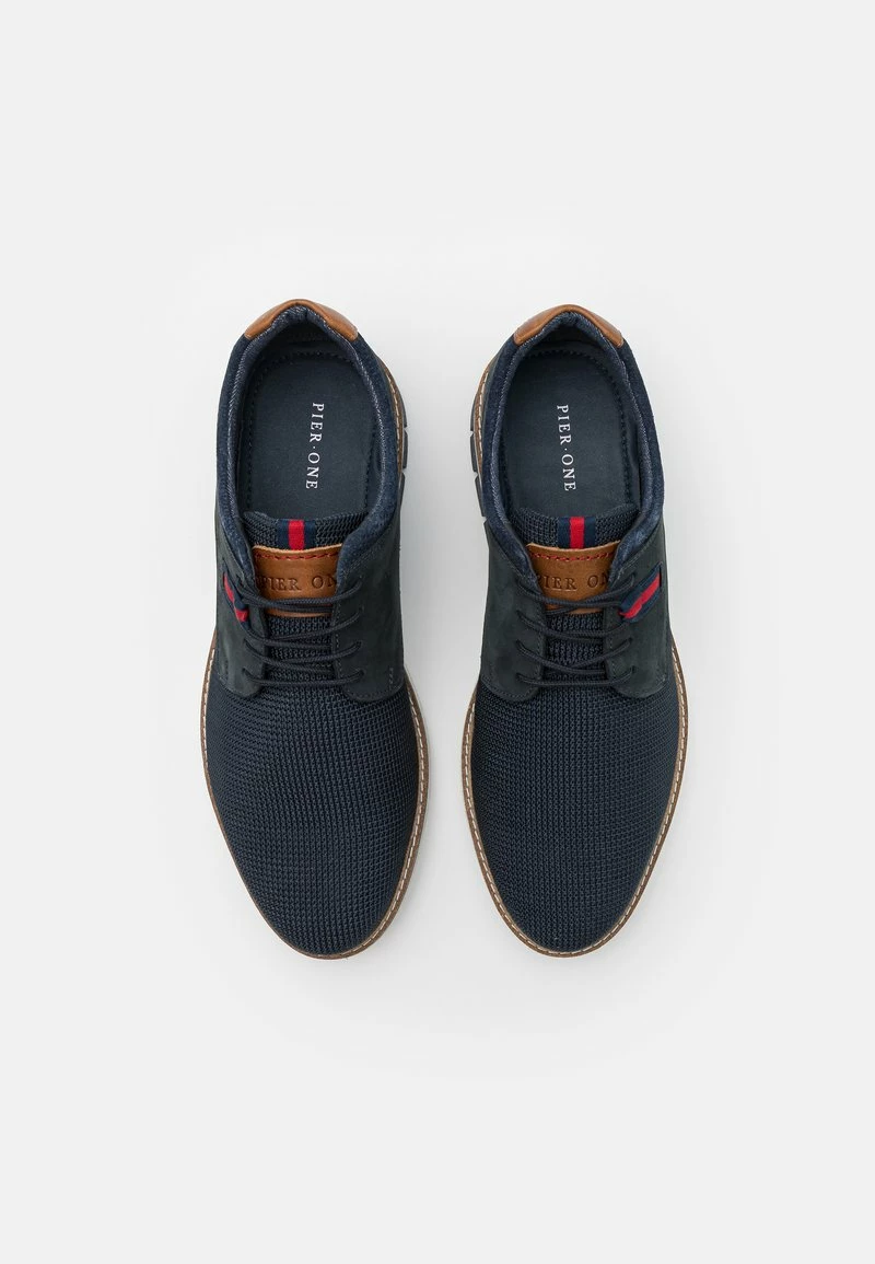 Pier One Hombre Zapatos Con Cordones - Dark Blue - Imagen 4