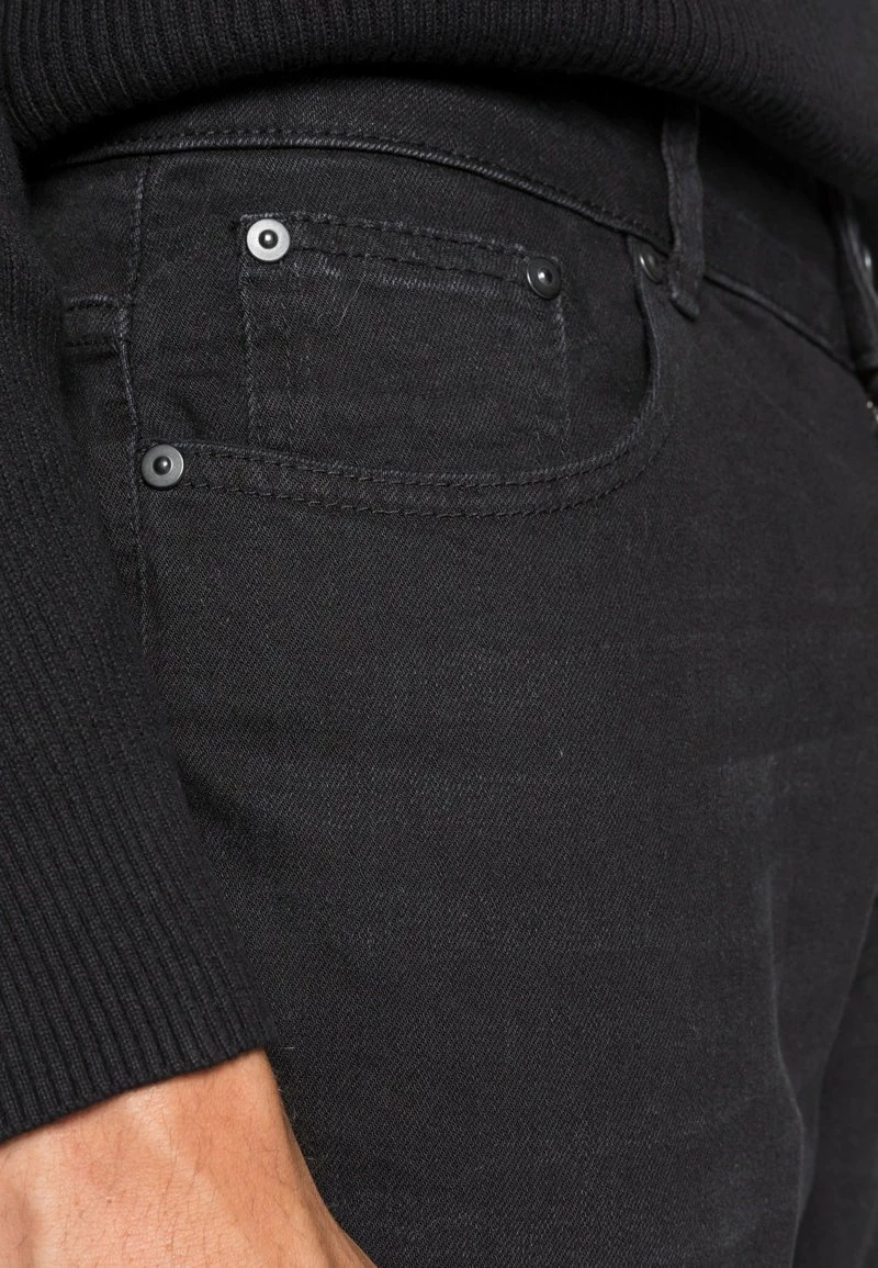 Pier One Hombre Vaqueros Pitillo - Black Denim - Imagen 5
