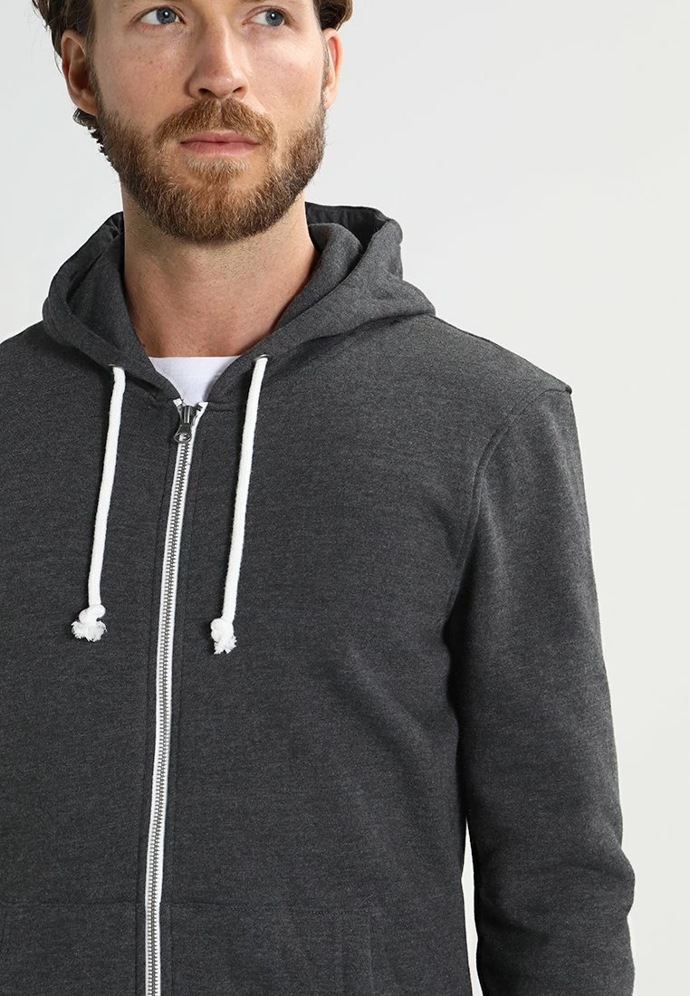 Pier One Hombre Sudadera Con Cremallera - Black Melange - Imagen 4