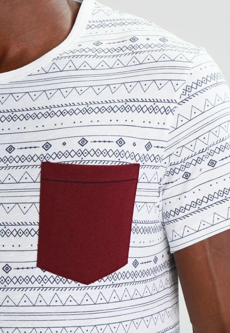 Pier One Hombre Camiseta Estampada - White - Imagen 4