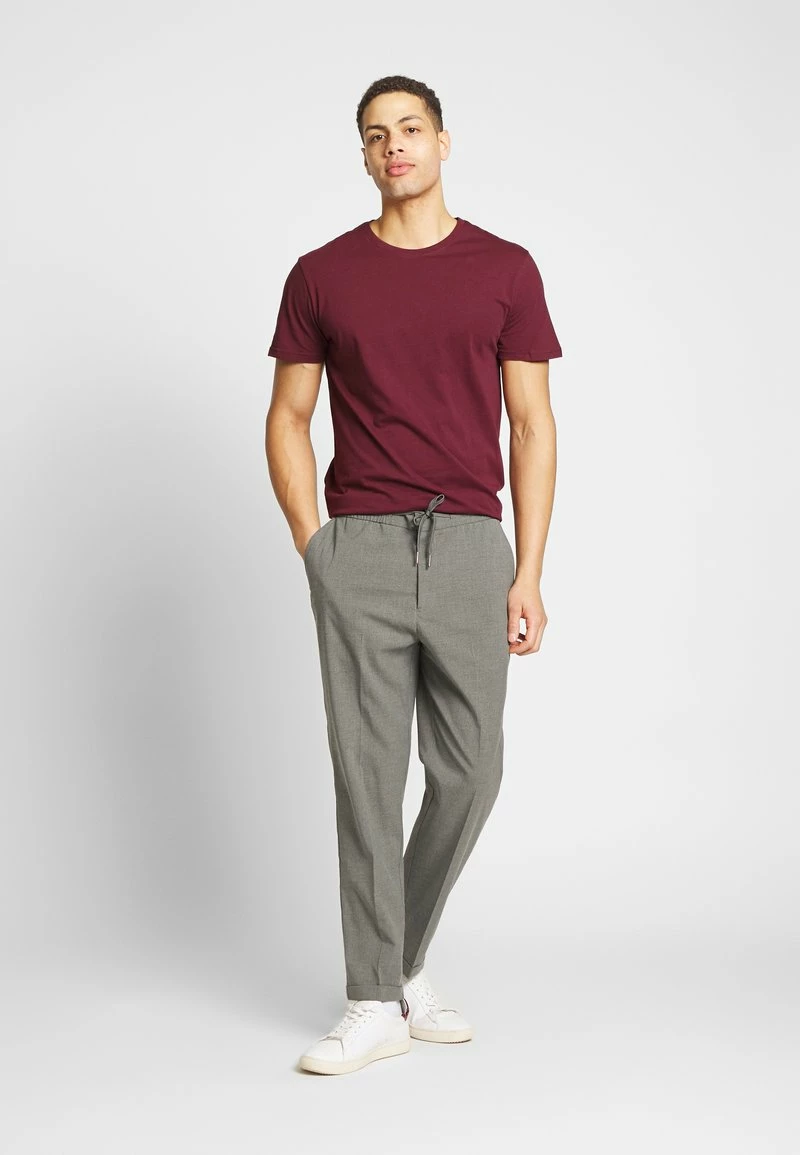 Pier One Hombre 3 PACK - Camiseta Básica - White/dark Blue/red - Imagen 2