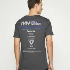 Pier One Hombre Camiseta Estampada - Dark Grey