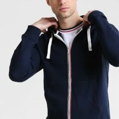 Pier One Hombre Sudadera Con Cremallera - Navy