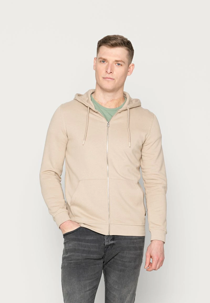 Pier One Hombre Sudadera Con Cremallera - Tan