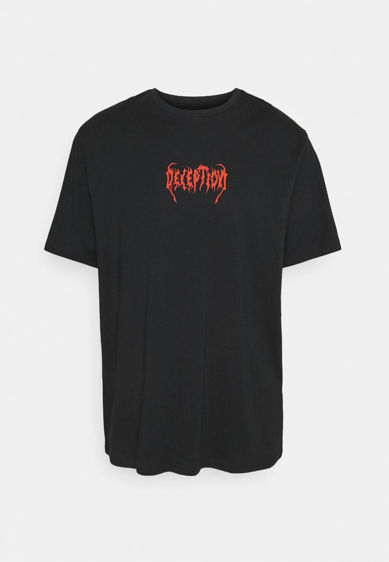 Pier One Hombre Camiseta Estampada - Black