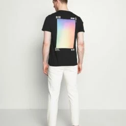 Pier One Hombre Camiseta Estampada - Black