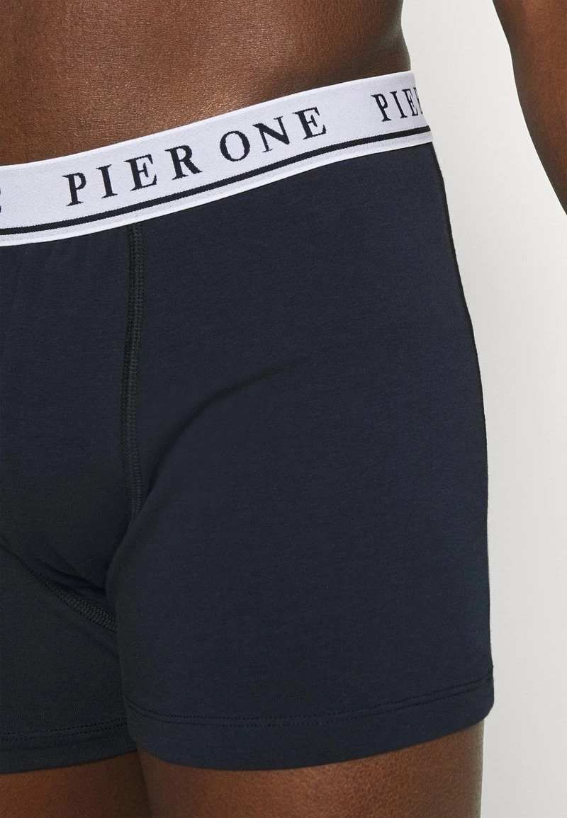Pier One Hombre 5 PACK - Culotte - Dark Blue/off-white - Imagen 5