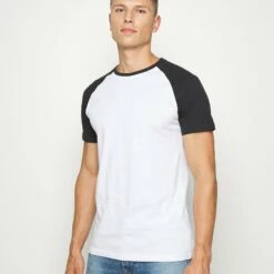 Pier One Hombre Camiseta Básica - Black