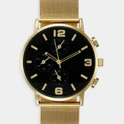 Pier One Hombre Reloj - Gold-coloured