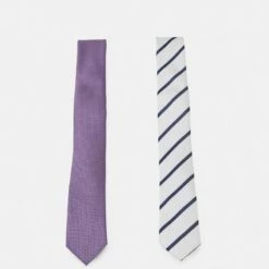 Pier One Hombre 2 PACK - Corbata - Off-white/mauve