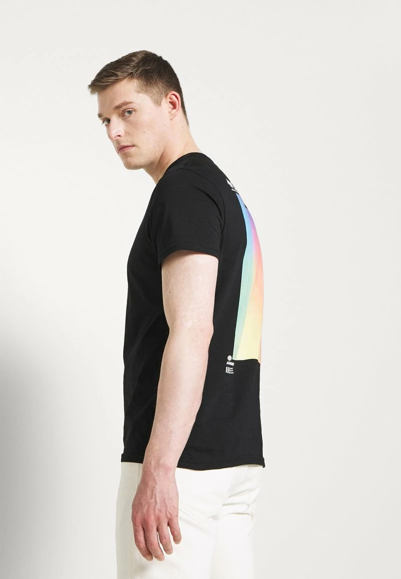 Pier One Hombre Camiseta Estampada - Black - Imagen 4