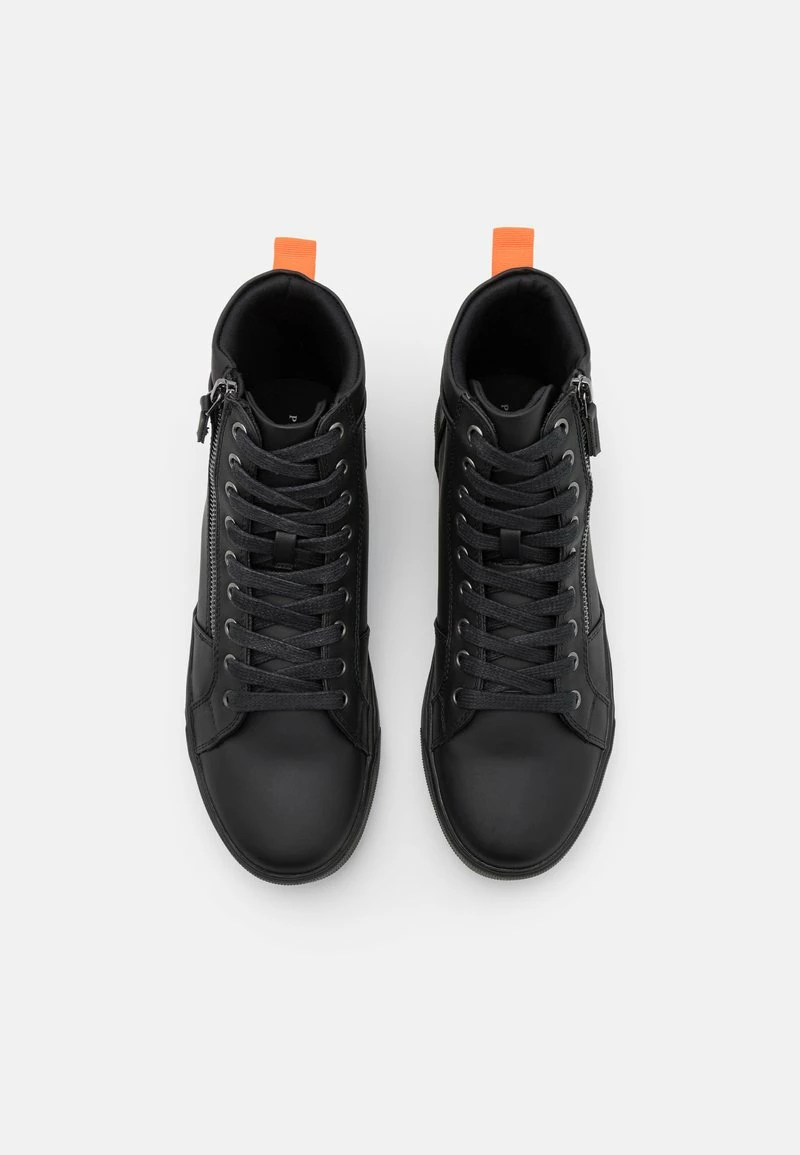 Pier One Hombre Zapatillas Altas - Black - Imagen 4