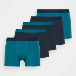 Pier One Hombre 5 PACK - Culotte - Dark Blue/teal