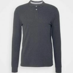 Pier One Hombre Polo - Dark Grey Melange