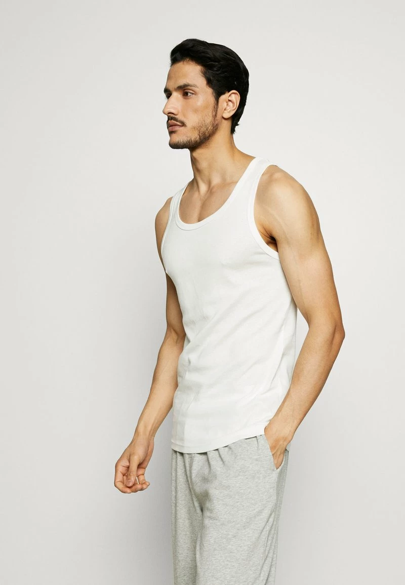 Pier One Hombre 3 PACK - Camiseta Interior - Black/grey/white - Imagen 5