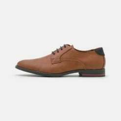 Pier One Hombre Zapatos Con Cordones - Cognac