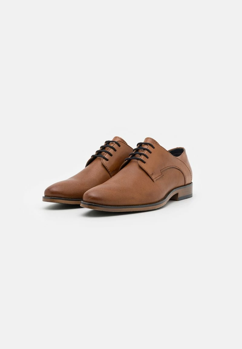 Pier One Hombre LEATHER - Zapatos De Vestir - Cognac - Imagen 2