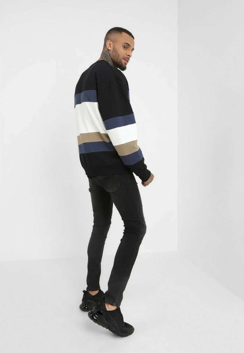 Pier One Vaqueros Pitillo - Black Denim, Hombre - Imagen 3