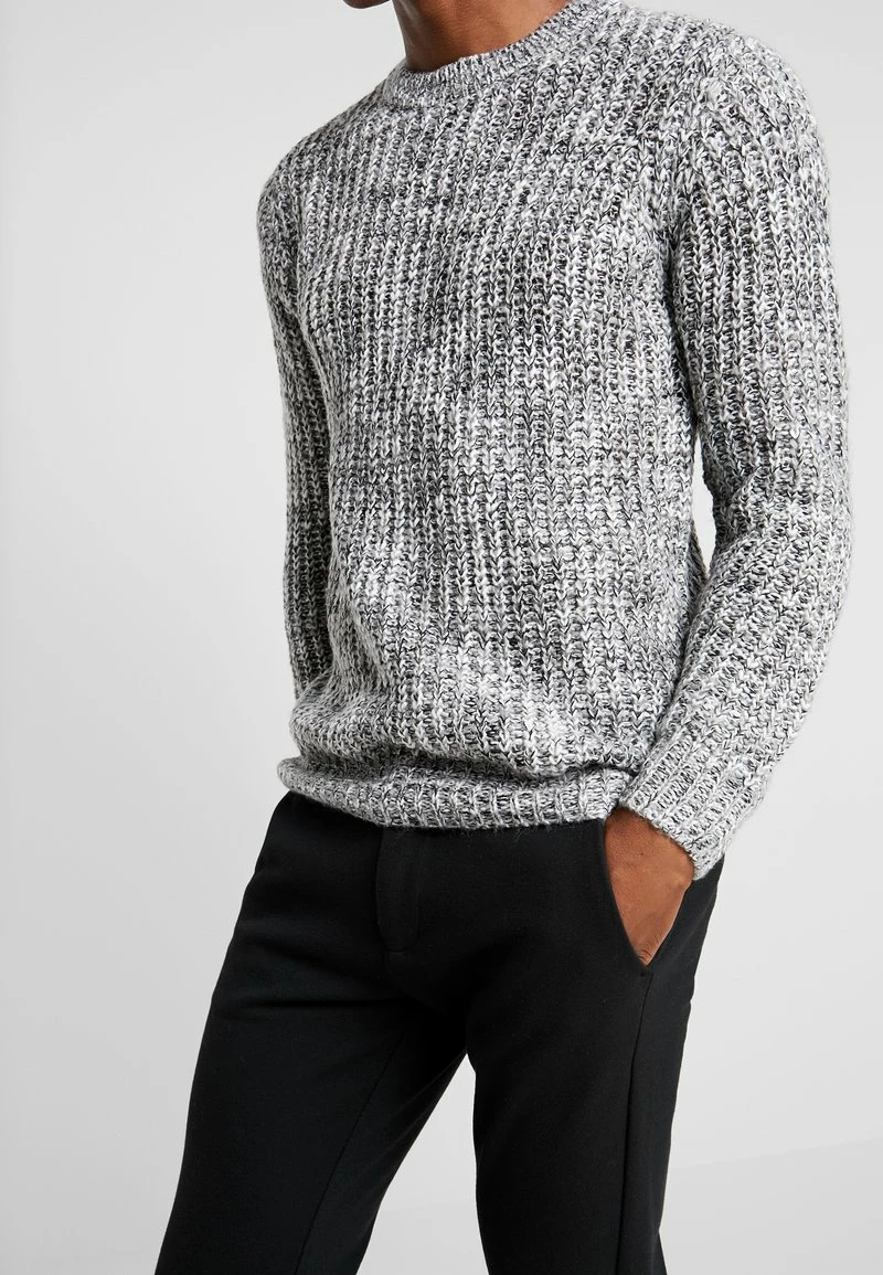 Pier One Hombre Jersey De Punto - Mottled Grey - Imagen 6