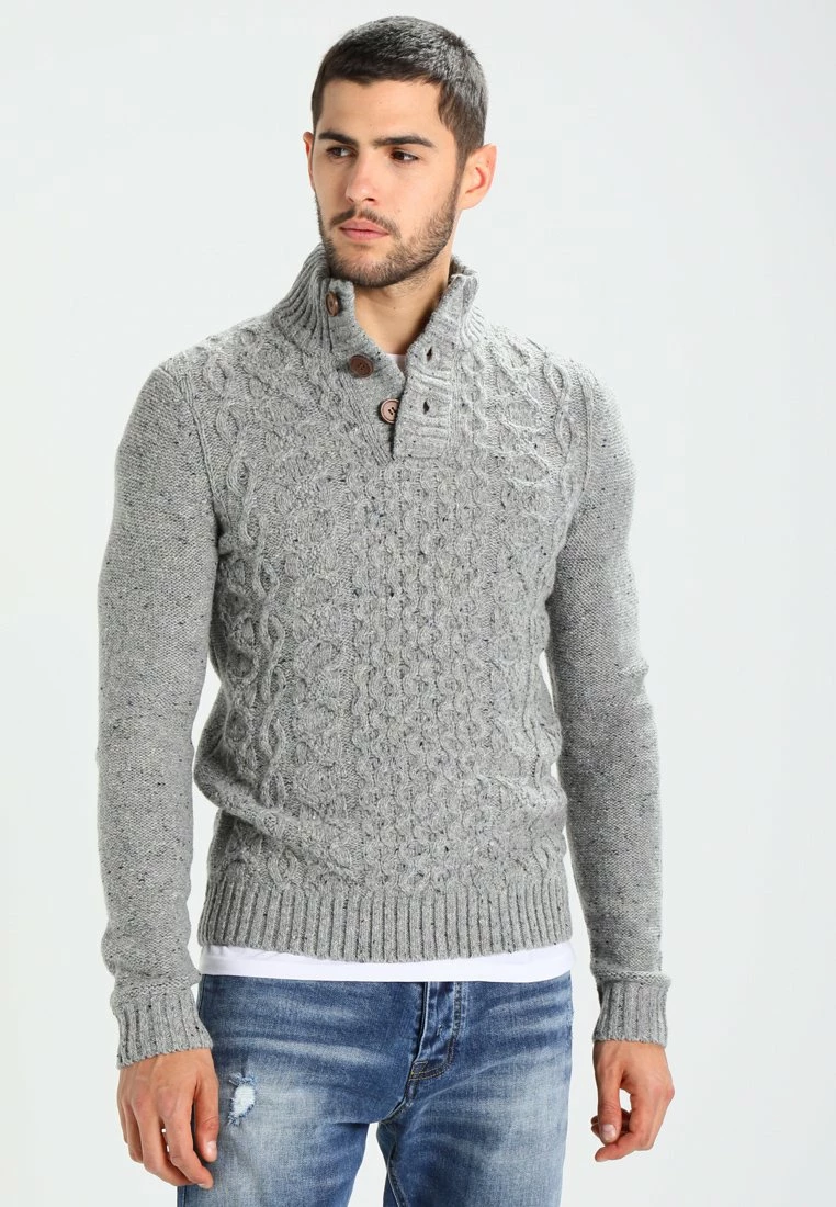 Pier One Hombre Jersey De Punto - Mottled Grey
