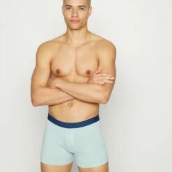 Pier One Hombre 5 PACK - Culotte - Dark Blue/light Blue