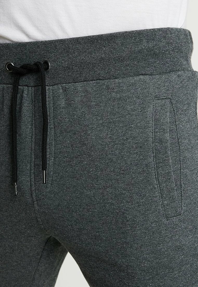 Pier One Hombre Pantalones Deportivos - Mottled Dark Grey - Imagen 4