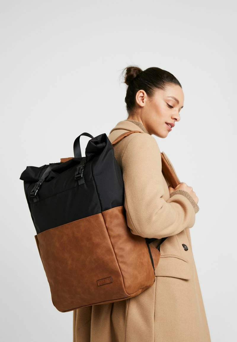 Pier One Unisexo UNISEX - Mochila - Brown/black - Imagen 6