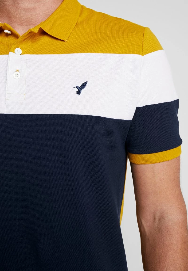 Pier One Polo - Dark Blue/mustard, Hombre - Imagen 6